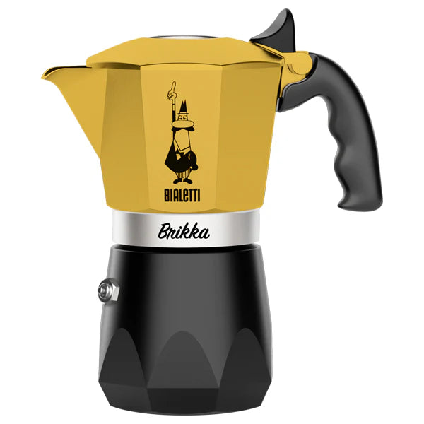 Bialetti Brikka Yellow Stovetop